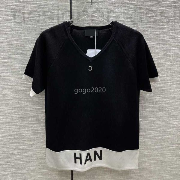 women's t-shirt designer 2023 ss viscose tee knits with letter pattern milan runway crop t-shirt clothing high end custom elasticity p, White
women's t-shirt designer 2023 ss viscose tee knits with letter pattern milan runway crop t-shirt clothing high end custom elasticity p, White