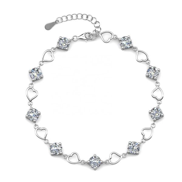 lab grown gemstone gra moissanite diamond 925 sterling silver love heart bracelet jewelry for women destiny jewellery
lab grown gemstone gra moissanite diamond 925 sterling silver love heart bracelet jewelry for women destiny jewellery