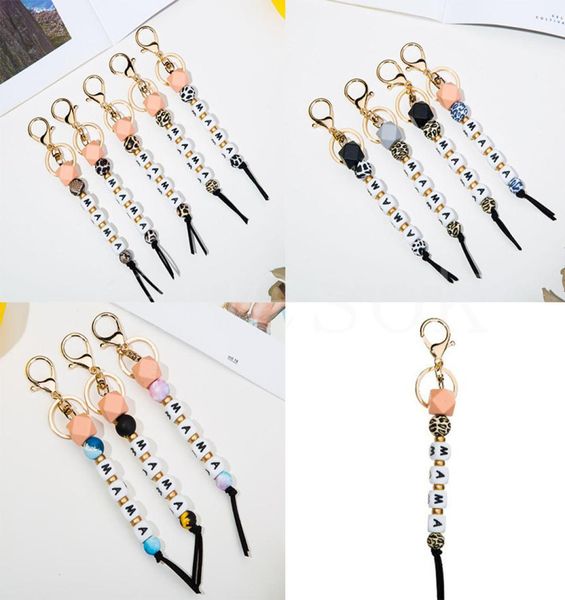 2022 new mother039s day gift leopard print silicone wood bead mama keychain food grade silicone letter keychains pendant key ri5050222, Silver
2022 new mother039s day gift leopard print silicone wood bead mama keychain food grade silicone letter keychains pendant key ri5050222, Silver