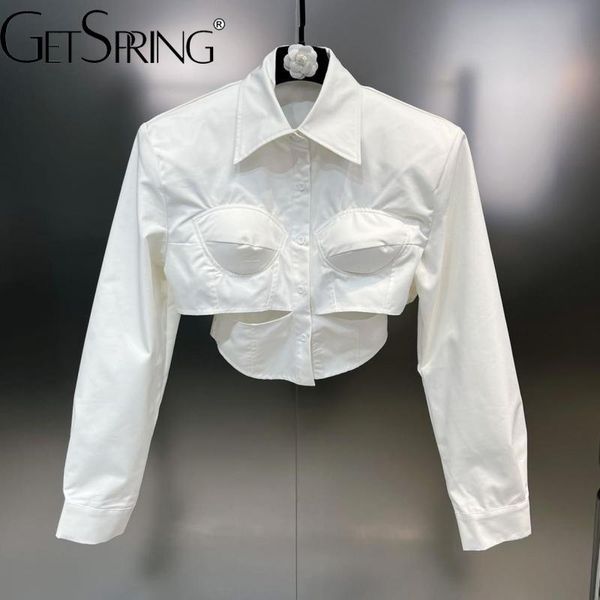 shirts getspring women shirt 2023 spring long sleeve hollow out corset fake two white blouse fashion all match short ladies
shirts getspring women shirt 2023 spring long sleeve hollow out corset fake two white blouse fashion all match short ladies