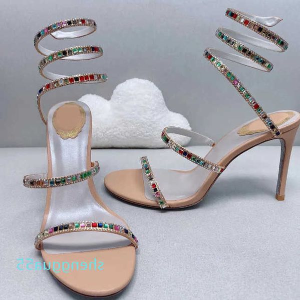 rene caovilla 2023 womens shoe cleo crystal studded snake strass shoes luxury designers ankle wraparound 9.5cm high heeled sandal 35-43 with, Black
rene caovilla 2023 womens shoe cleo crystal studded snake strass shoes luxury designers ankle wraparound 9.5cm high heeled sandal 35-43 with, Black