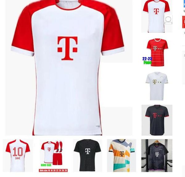 mane 22 23 24 bayern munich soccer jersey joao cancelo de ligt sane 2023 2024 football shirt musiala goretzka muller men kids kits kimmich f, Black;yellow
mane 22 23 24 bayern munich soccer jersey joao cancelo de ligt sane 2023 2024 football shirt musiala goretzka muller men kids kits kimmich f, Black;yellow
