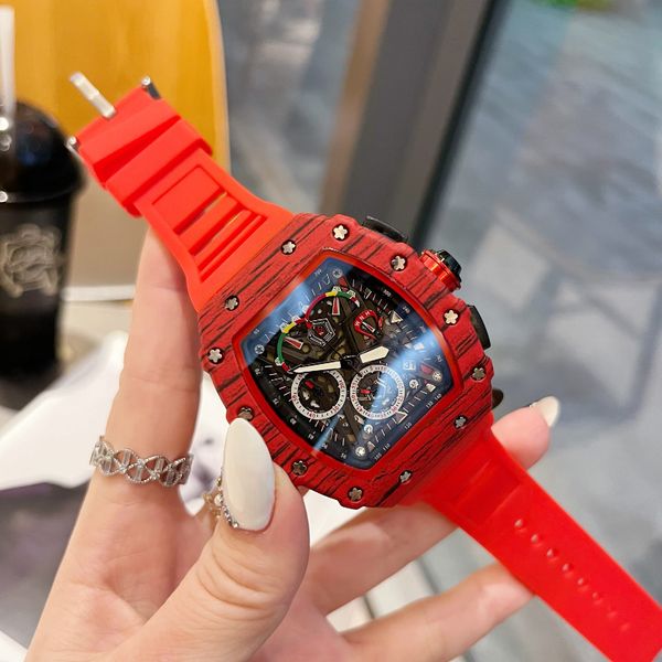 men's watch automatic quartz movement brand watch rubber belt business sports transparent watch imported crystal mirror battery watch, Slivery;brown
men's watch automatic quartz movement brand watch rubber belt business sports transparent watch imported crystal mirror battery watch, Slivery;brown