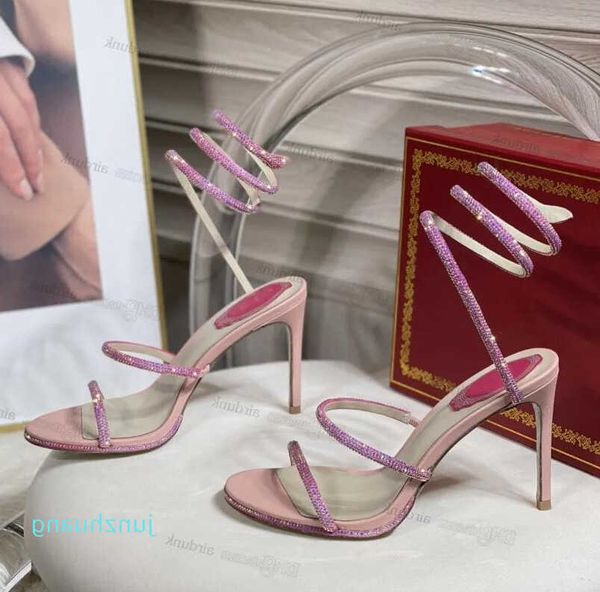rene caovilla stiletto heel sandals for womens shoe cleo crystal studded snake strass shoes luxury 23 ankle wraparound fashion 9.5cm high he, Black
rene caovilla stiletto heel sandals for womens shoe cleo crystal studded snake strass shoes luxury 23 ankle wraparound fashion 9.5cm high he, Black