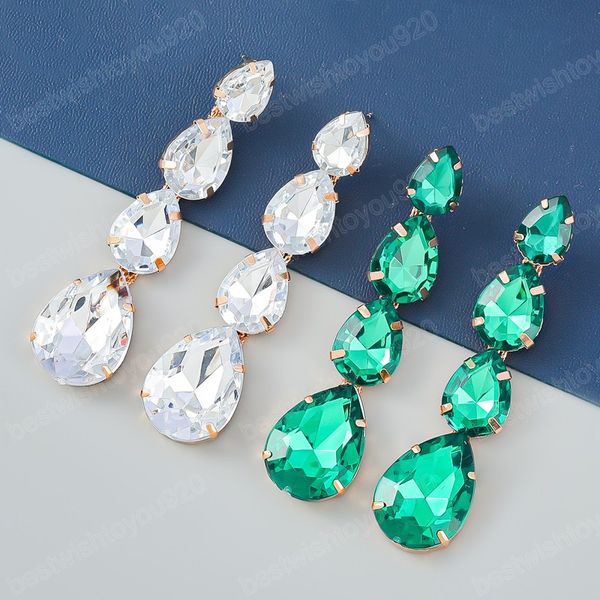 crystal water drop dangle earrings for women jewelry fashion girls birthday daily collection earrings accessories, Silver
crystal water drop dangle earrings for women jewelry fashion girls birthday daily collection earrings accessories, Silver