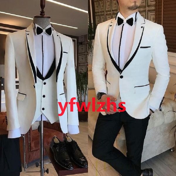 groom tuxedos one button groomsmen notch lapel men suits wedding/prom man jacket pants vest tie 001216, Black;gray
groom tuxedos one button groomsmen notch lapel men suits wedding/prom man jacket pants vest tie 001216, Black;gray