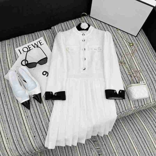 urban dresses designer spring/summer new style celebrity temperament letter decorative pocket cuff contrast waist folding dress opv2, White;black
urban dresses designer spring/summer new style celebrity temperament letter decorative pocket cuff contrast waist folding dress opv2, White;black