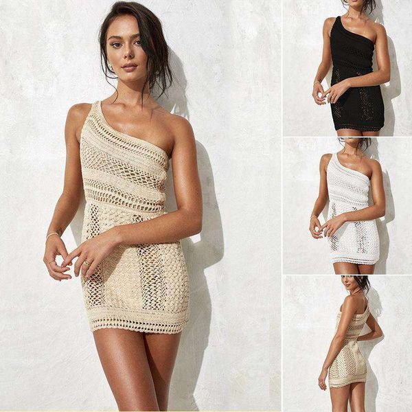knitted womens swimwear beach dress solid color cutout sleeveless sheath vacation bikini blouse, White;black
knitted womens swimwear beach dress solid color cutout sleeveless sheath vacation bikini blouse, White;black