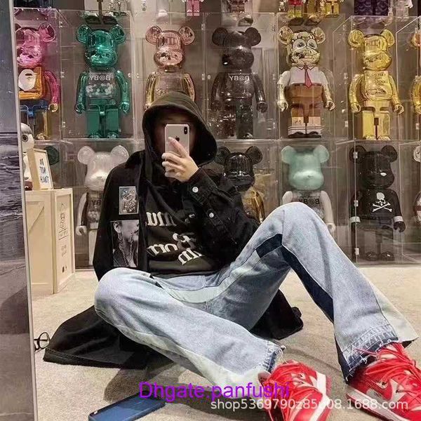factory outlet wholesale designer shorts for sale g allery d ept flare remake flare hip hop jeans, Blue
factory outlet wholesale designer shorts for sale g allery d ept flare remake flare hip hop jeans, Blue