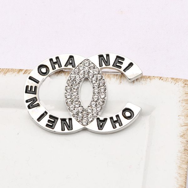 20color luxury women men designer brand letter brooches 18k gold plated simple style jewelry brooch charm pin marry christmas party gift acc, Gray
20color luxury women men designer brand letter brooches 18k gold plated simple style jewelry brooch charm pin marry christmas party gift acc, Gray