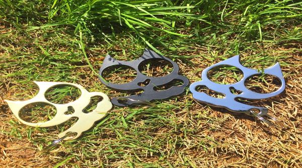 mini iron cat head self defense keychain cat head double finger keychain car emergency window breaker easy escape keychain2628025, Silver
mini iron cat head self defense keychain cat head double finger keychain car emergency window breaker easy escape keychain2628025, Silver