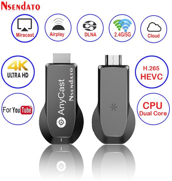 new products anycast m100 24g5g 4k miracast any cast wireless dlna airplay hdmi tv stick wifi display dongle receiver for ios an8612626, Silver
new products anycast m100 24g5g 4k miracast any cast wireless dlna airplay hdmi tv stick wifi display dongle receiver for ios an8612626, Silver