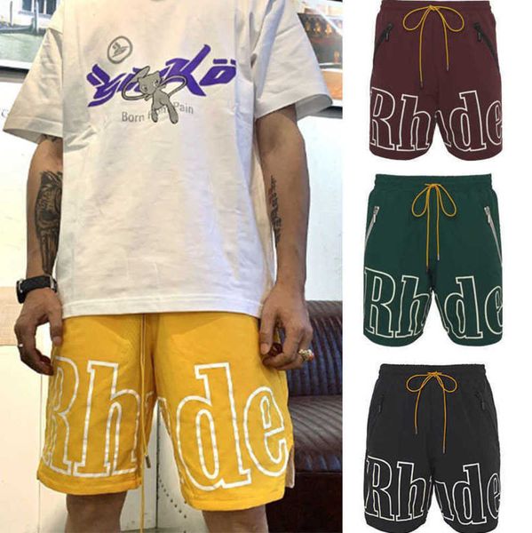 summer mens womens rhude shorts fashion casual leathier knee length loose skateboard hip hop swim pants beach rhude pocket quality zipper sh, White;black
summer mens womens rhude shorts fashion casual leathier knee length loose skateboard hip hop swim pants beach rhude pocket quality zipper sh, White;black