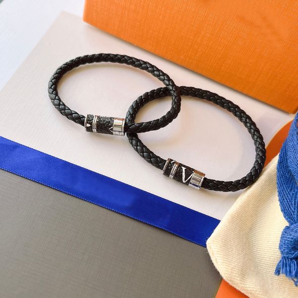 luxury brand fashion classic jewelry designer bracelet charm leather bracelet lovers gift birthday jewelry gift y23118, Black
luxury brand fashion classic jewelry designer bracelet charm leather bracelet lovers gift birthday jewelry gift y23118, Black