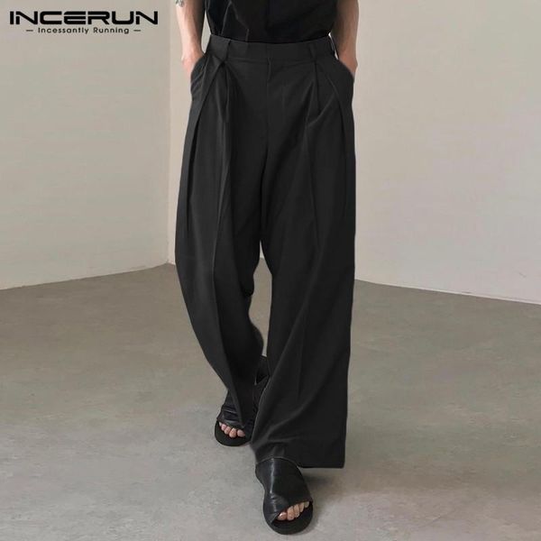 pants 2023 men straight pants joggers streetwear solid color korean casual trousers men loose fashion pantalones hombre incerun s5xl, Black
pants 2023 men straight pants joggers streetwear solid color korean casual trousers men loose fashion pantalones hombre incerun s5xl, Black