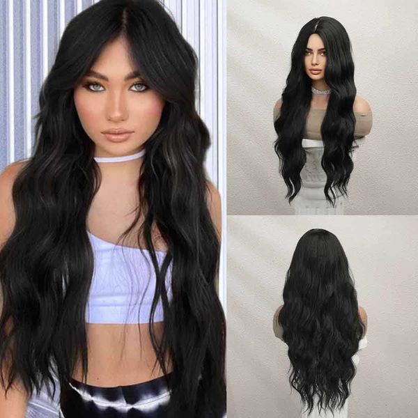 lace wigs la sylphide long wave black wig good quality synthetic wigs cosplay daily natural woman wigs heat resistant hair z0613, Black;brown
lace wigs la sylphide long wave black wig good quality synthetic wigs cosplay daily natural woman wigs heat resistant hair z0613, Black;brown