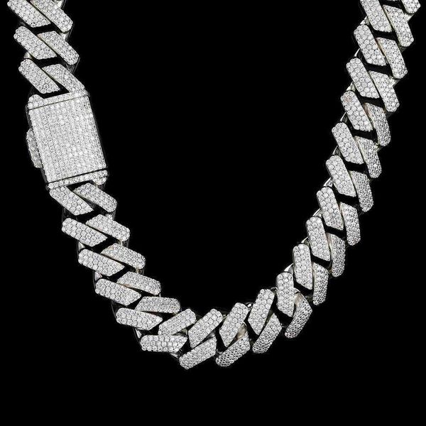 custom fashion 20mm big size real men iced out cuban miami hip hop diamond moissanite simulants jewelry link chain necklace, Silver
custom fashion 20mm big size real men iced out cuban miami hip hop diamond moissanite simulants jewelry link chain necklace, Silver