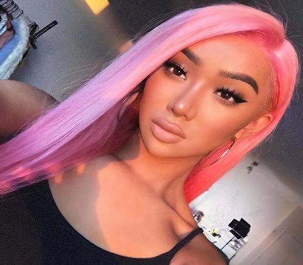 sweet series lace front wigs for women synthetic long straight wigs for girls lovely pink color middle parting natural looking 22i4229654, Black
sweet series lace front wigs for women synthetic long straight wigs for girls lovely pink color middle parting natural looking 22i4229654, Black