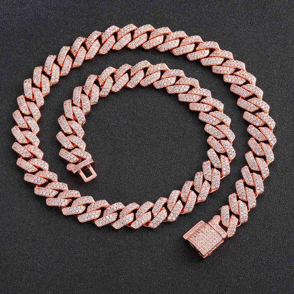 14mm cuban link chain pink zircon bracelet necklace 18k gold plated ice out diamond choker necklace women man gifts, Silver
14mm cuban link chain pink zircon bracelet necklace 18k gold plated ice out diamond choker necklace women man gifts, Silver