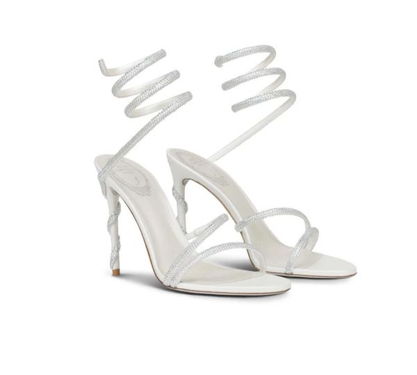 crystals embellished rhinestone heels sandals rene caovilla cleo 95mm designers ankle wraparound women high heeled sandal flower rhinestone, Black
crystals embellished rhinestone heels sandals rene caovilla cleo 95mm designers ankle wraparound women high heeled sandal flower rhinestone, Black