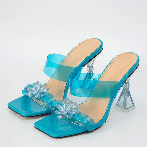 liyke transparent pvc crystal clear flower women slippers fashion strange high heels female mules slides summer sandals shoes, Black
liyke transparent pvc crystal clear flower women slippers fashion strange high heels female mules slides summer sandals shoes, Black