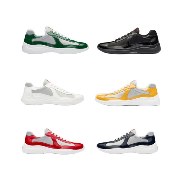 americas cup sneakers designer mens casual shoes rubber sole fabric patent leather running shoes emperor gray white black outdoors eur36-44
americas cup sneakers designer mens casual shoes rubber sole fabric patent leather running shoes emperor gray white black outdoors eur36-44