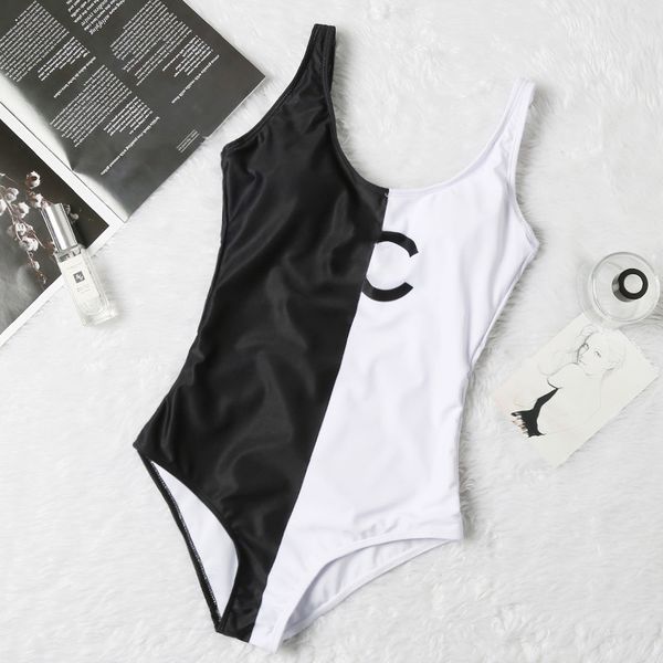 selling designer simple women girls' swimsuit underwear one pieces color-block bikini with letters print low-back high-end beach summer, White;black
selling designer simple women girls' swimsuit underwear one pieces color-block bikini with letters print low-back high-end beach summer, White;black