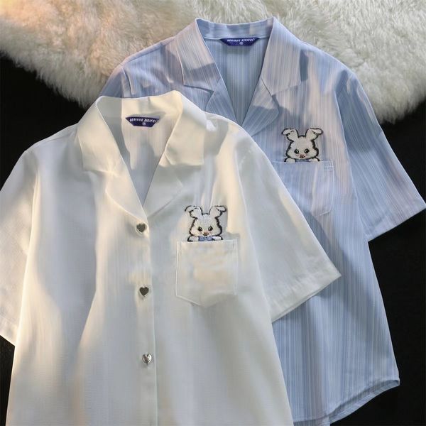 harajuku striped button up shirt kawaii rabbit pocket casual blouses white kawaii clothes teenage hawaii
harajuku striped button up shirt kawaii rabbit pocket casual blouses white kawaii clothes teenage hawaii