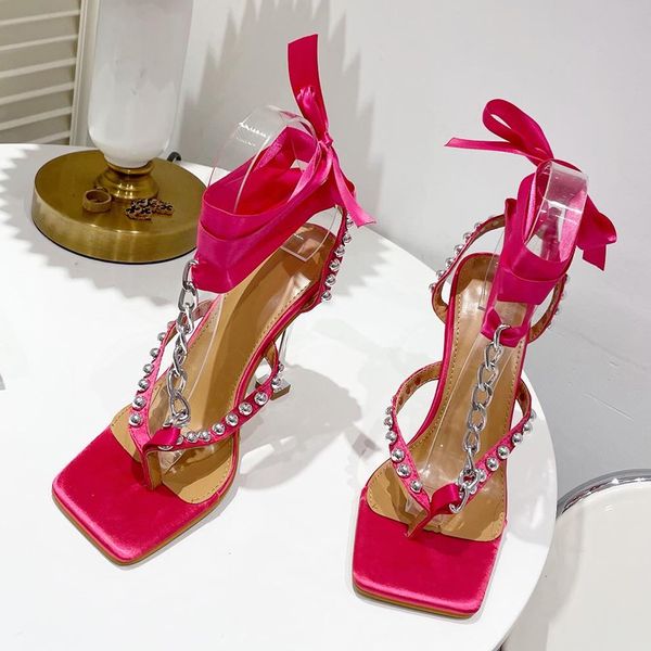 new fashion rivet designer womens sandals high heels red ankle strap lace-up wedding shoes female open toe stiletto sandalias, Black
new fashion rivet designer womens sandals high heels red ankle strap lace-up wedding shoes female open toe stiletto sandalias, Black