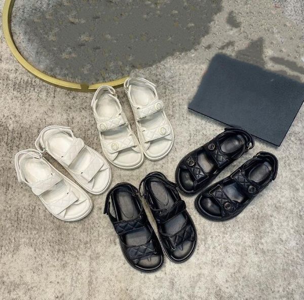 dad sandals grandad sandals genuine leather quilted buckle caviar crystal calf platform summer beach slipper with box luxury chain gold wome, Black
dad sandals grandad sandals genuine leather quilted buckle caviar crystal calf platform summer beach slipper with box luxury chain gold wome, Black
