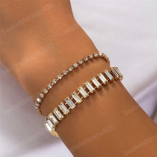 luxury full rhinestone tennis chain bracelets set on hand for women adjustable crystal pulseras bangles couple hand jewelry gift, Black
luxury full rhinestone tennis chain bracelets set on hand for women adjustable crystal pulseras bangles couple hand jewelry gift, Black