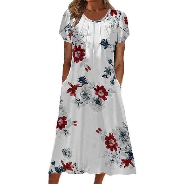 summer fashion womens discount printed round neck dress pocket maxi for women, Black;gray
summer fashion womens discount printed round neck dress pocket maxi for women, Black;gray