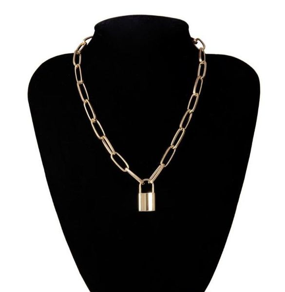 fashion punk men women lock pendant necklace layered chain on the neck choker party jewelry 2021 selling metal cool necklaces4875878, Silver
fashion punk men women lock pendant necklace layered chain on the neck choker party jewelry 2021 selling metal cool necklaces4875878, Silver