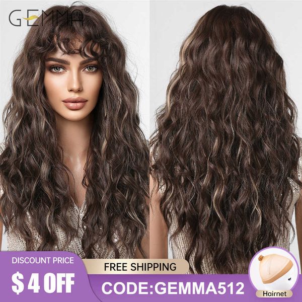 lace wigs gemma dark brown long curly synthetic wig deep wave cosplay hair wigs with wavy bangs for women daily party heat resistant fibre z, Black;brown
lace wigs gemma dark brown long curly synthetic wig deep wave cosplay hair wigs with wavy bangs for women daily party heat resistant fibre z, Black;brown