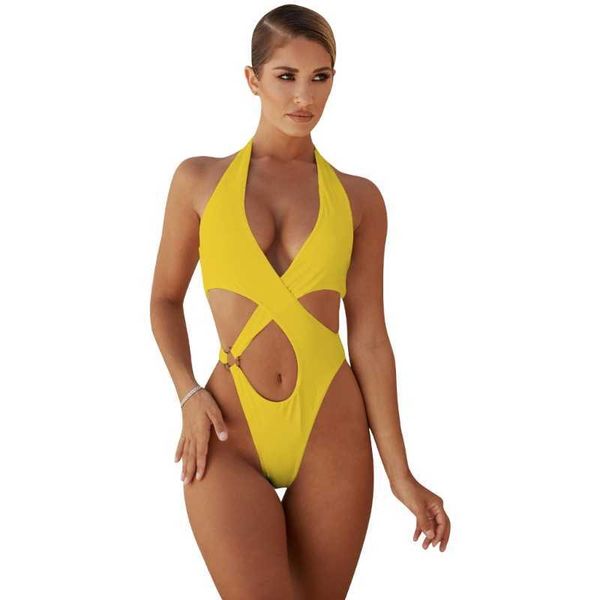 women's swimwear onepiece swimsuit for women cutout swimwear halter bikinis crossfront bathing suit hollow backless swimwear brazilian, White;black
women's swimwear onepiece swimsuit for women cutout swimwear halter bikinis crossfront bathing suit hollow backless swimwear brazilian, White;black