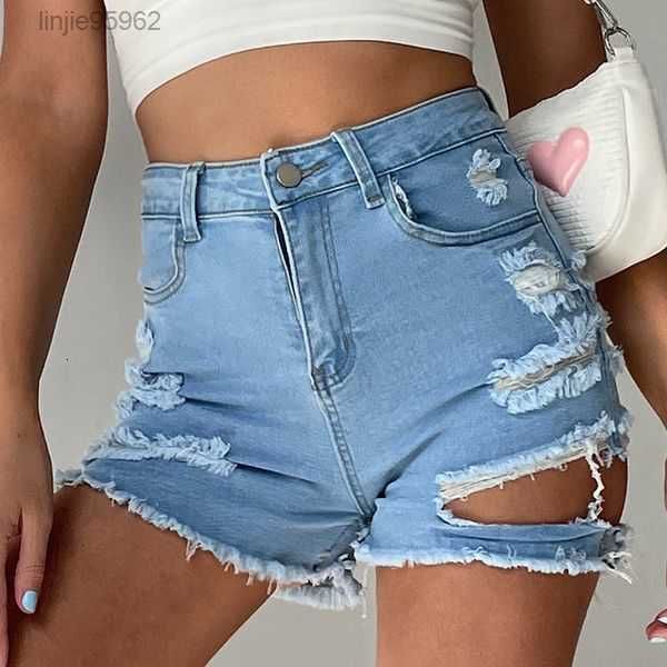 european style denim shorts high waisted jeans casual summer pants holes and knee length for women beautiful hip curve 1asu8{category}, Blue
european style denim shorts high waisted jeans casual summer pants holes and knee length for women beautiful hip curve 1asu8{category}, Blue