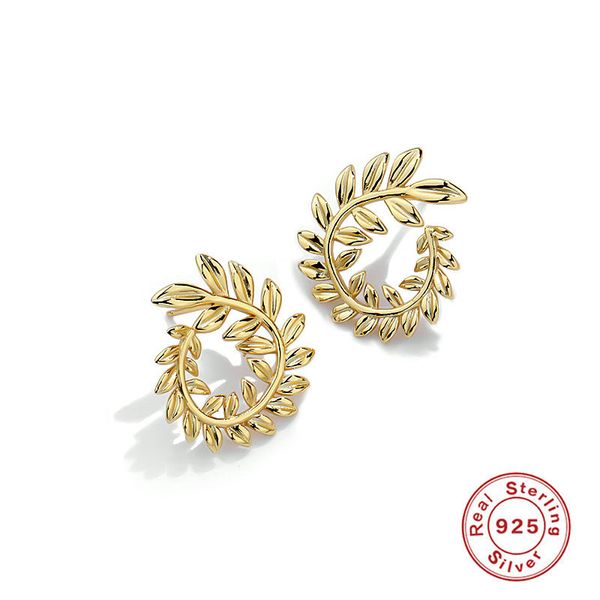 authentic 925 sterling silver wheat design stud earrings for women statement ear studs jewelry, Golden;silver
authentic 925 sterling silver wheat design stud earrings for women statement ear studs jewelry, Golden;silver