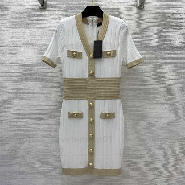 fashion women knitting short sleeved dress gold thread bright silk blended collision color stretch slim v-neck short-sleeved knitted package, Black;gray
fashion women knitting short sleeved dress gold thread bright silk blended collision color stretch slim v-neck short-sleeved knitted package, Black;gray
