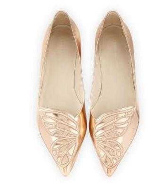 sophia webster lady leather paint shoes butterfly embroidery pointy flat shoes size 3442 gold, Black
sophia webster lady leather paint shoes butterfly embroidery pointy flat shoes size 3442 gold, Black