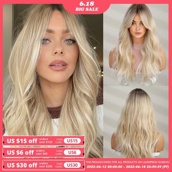 lace wigs onenonly blonde wig with bangs long wave good quality synthetic wigs for women halloween party natural heat resistant hair z0613, Black;brown
lace wigs onenonly blonde wig with bangs long wave good quality synthetic wigs for women halloween party natural heat resistant hair z0613, Black;brown