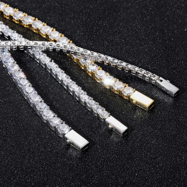 most popular tennis bracelet hip hop bracelet 3-6mm tennis chain bracelet men, Silver
most popular tennis bracelet hip hop bracelet 3-6mm tennis chain bracelet men, Silver