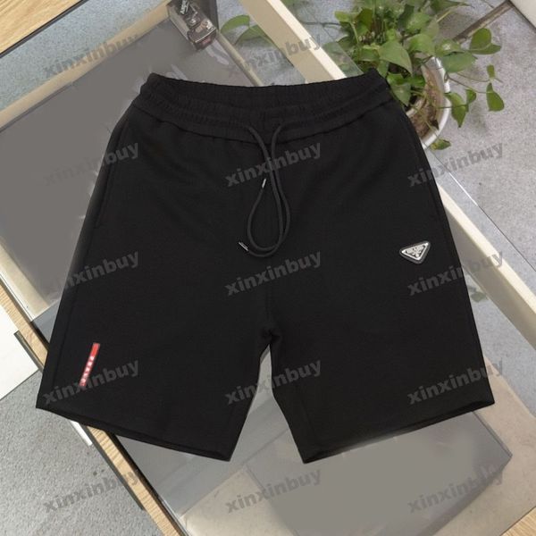 xinxinbuy men women designer shorts pant metal triangle leather label pattern spring summer white black white xs-l
xinxinbuy men women designer shorts pant metal triangle leather label pattern spring summer white black white xs-l