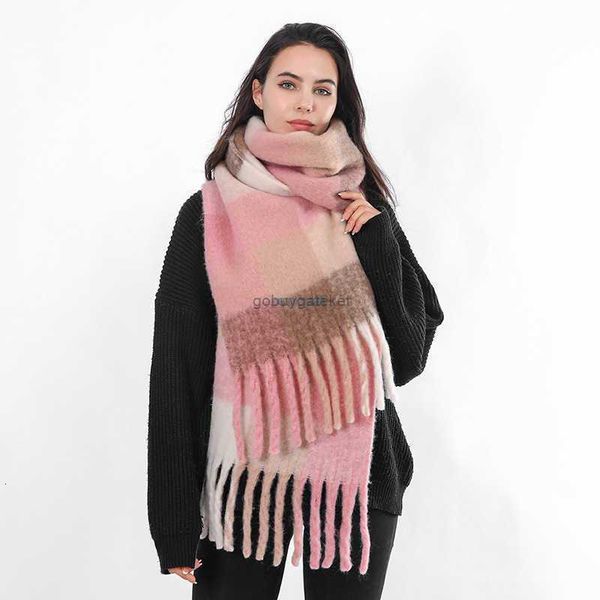 scarves fashion ac plaid scarf women's new tassel thickened warm shawl ins mohairo5lv, Blue;gray
scarves fashion ac plaid scarf women's new tassel thickened warm shawl ins mohairo5lv, Blue;gray