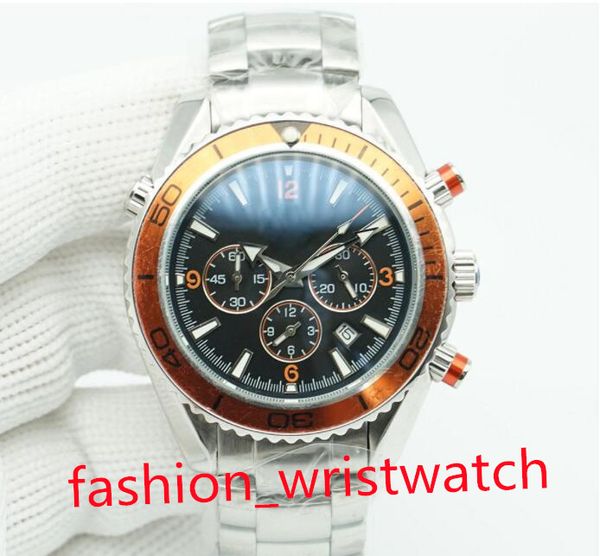 men watch blue dial meter watch 44mm quartz chronograph diver 600m stainless steel glass back sports sea mens watches sapphire luminous mens, Slivery;brown
men watch blue dial meter watch 44mm quartz chronograph diver 600m stainless steel glass back sports sea mens watches sapphire luminous mens, Slivery;brown