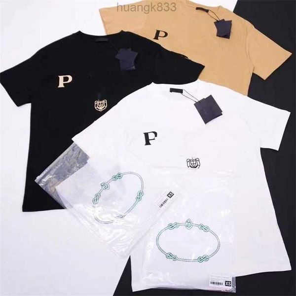 italy designer t shirt mans womans cotton fabric designer tees printed fashion casual luxury brand version embroidery wholesale pra09qk, White;black
italy designer t shirt mans womans cotton fabric designer tees printed fashion casual luxury brand version embroidery wholesale pra09qk, White;black