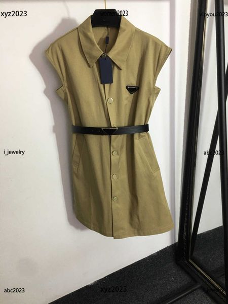 designer woman dress fashion lapel sleeveless casual dresses size s-l geometric standard belt waist design skirt june09, Black;gray
designer woman dress fashion lapel sleeveless casual dresses size s-l geometric standard belt waist design skirt june09, Black;gray