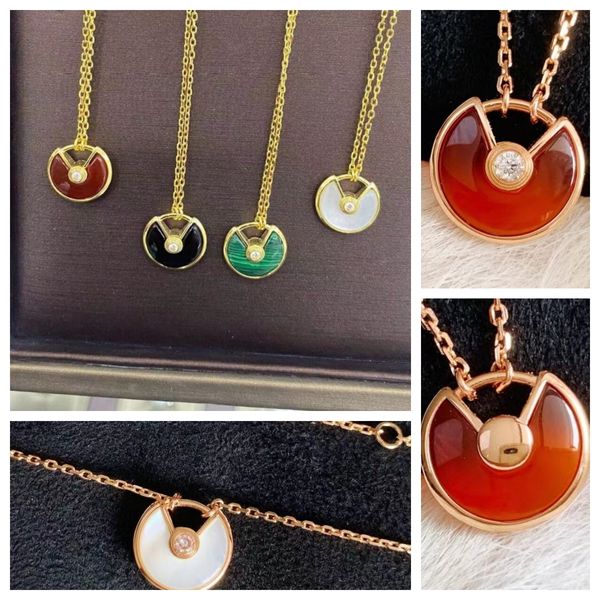 amulet pendant necklaces designer jewelry double sided transparency love pendant fashion designer necklace luxury designer pendant collares, Silver
amulet pendant necklaces designer jewelry double sided transparency love pendant fashion designer necklace luxury designer pendant collares, Silver