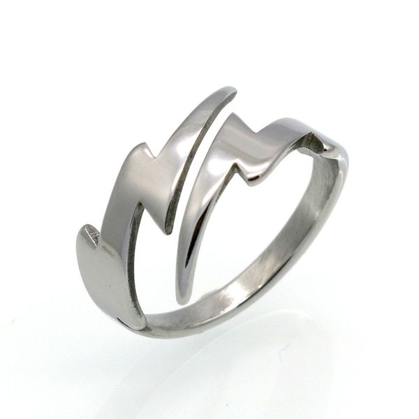 simple lightning opening personalized ring ring classic simple fashion versatile jewelry, Silver
simple lightning opening personalized ring ring classic simple fashion versatile jewelry, Silver