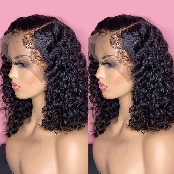 short bob water wave lace front wig for women brazilian 13x1 5x1 t part curly human hair wig loose deep wave frontal wig, Black;brown
short bob water wave lace front wig for women brazilian 13x1 5x1 t part curly human hair wig loose deep wave frontal wig, Black;brown