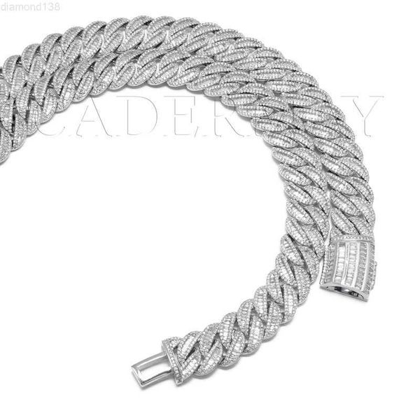 cadermay hiphop man baguette cuban link chain 15mm 925 sterling silver moissanite cuban necklace for men jewelry
cadermay hiphop man baguette cuban link chain 15mm 925 sterling silver moissanite cuban necklace for men jewelry